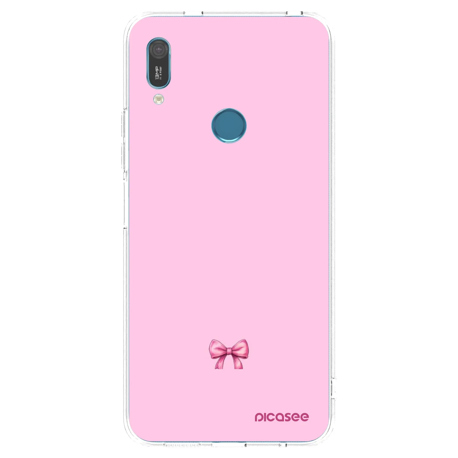 Silikónový prehľadný obal pre Huawei Y6 2019 - Blush bow
