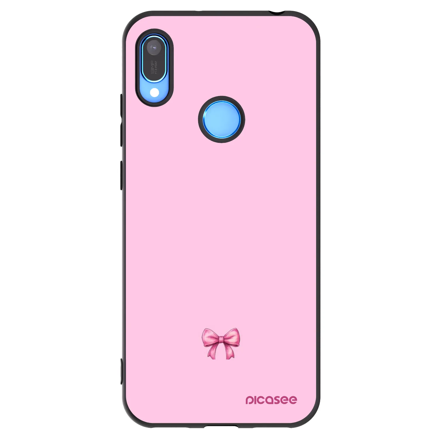 Picasee silikónový čierny obal pre Huawei Y6 2019 - Blush bow
