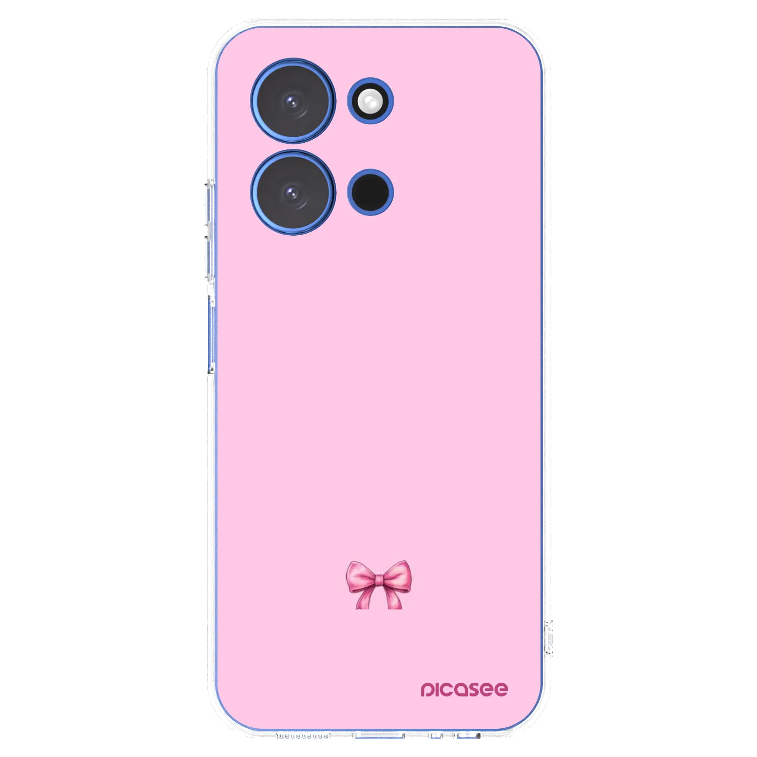 Silikónový prehľadný obal pre Xiaomi Redmi 15C 4G - Blush bow