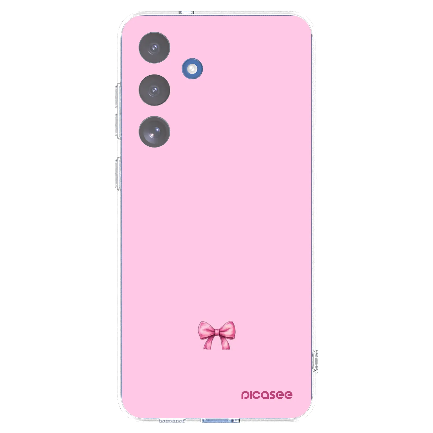 Picasee silikónový prehľadný obal pre Samsung Galaxy S25 FE 5G - Blush bow
