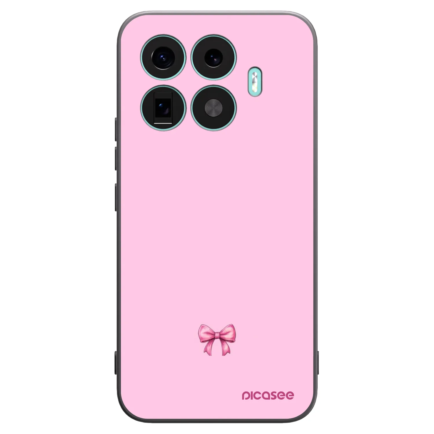 Picasee silikónový čierny obal pre Xiaomi 17T Pro - Blush bow