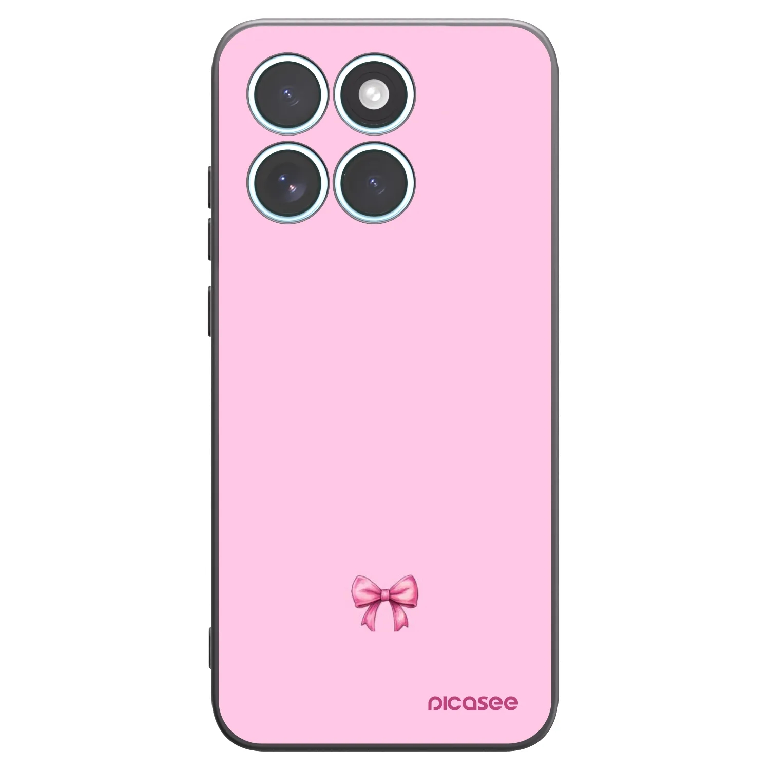 Picasee silikónový čierny obal pre Motorola Edge 70 Fusion - Blush bow