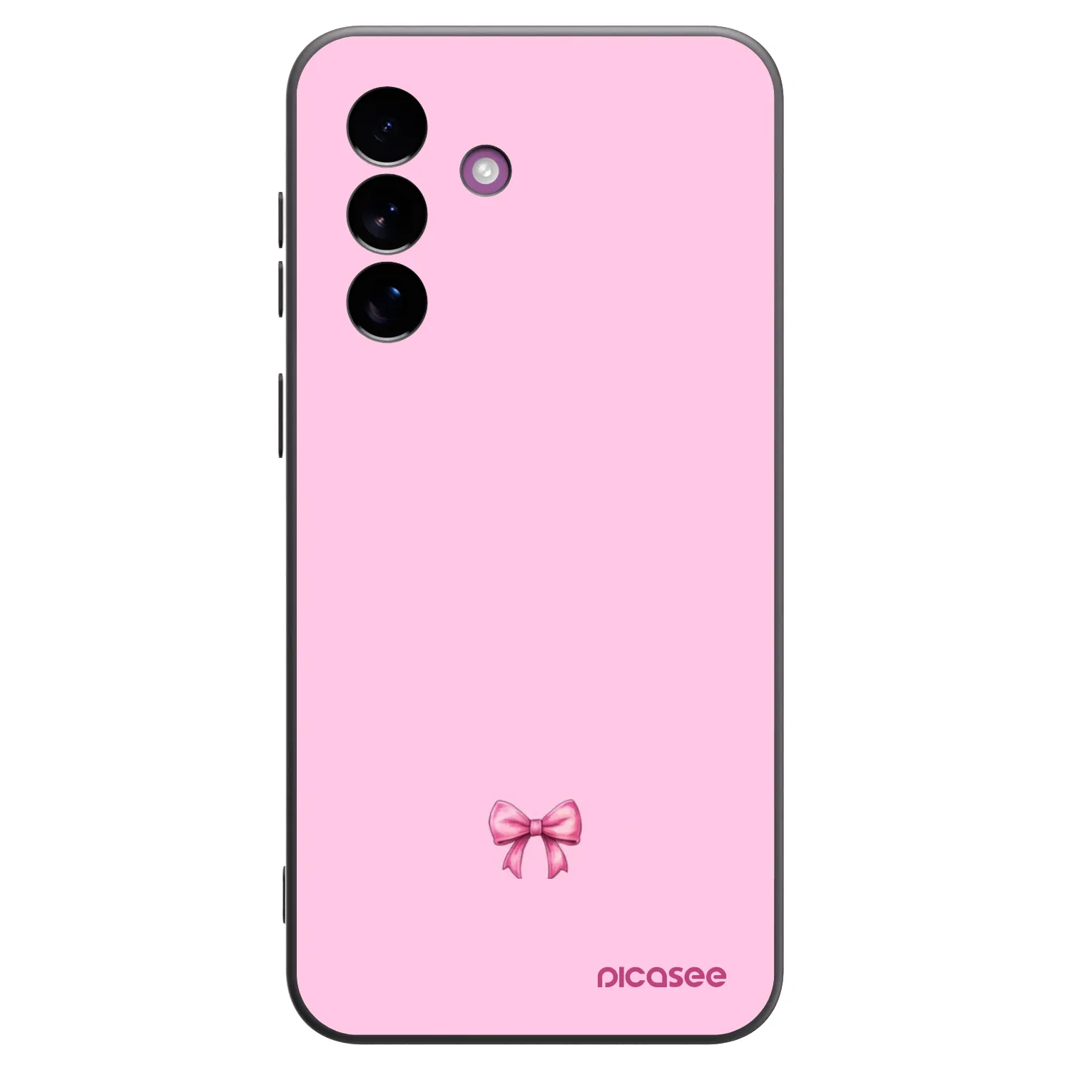 Picasee silikónový čierny obal pre Samsung Galaxy A37 - Blush bow