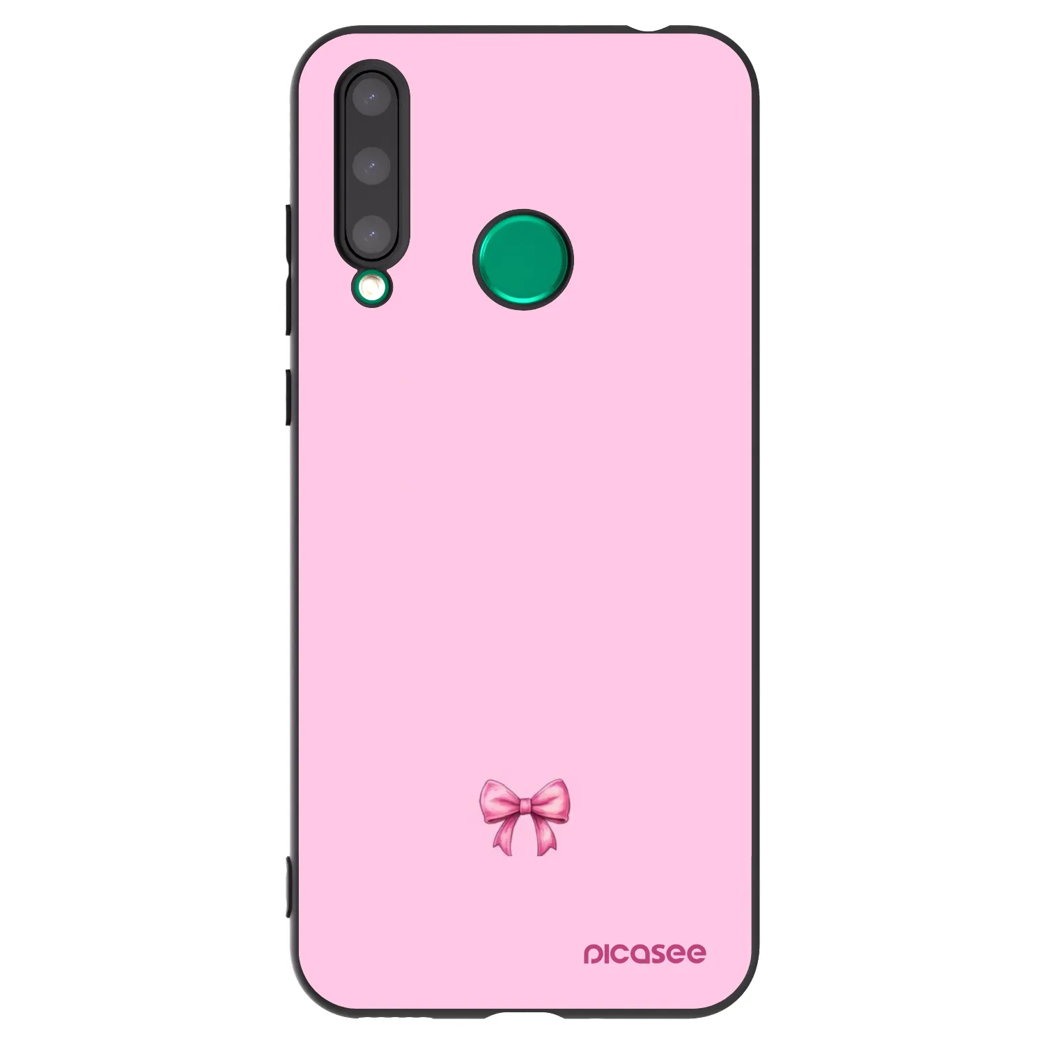 Picasee silikónový čierny obal pre Honor 20 Lite - Blush bow