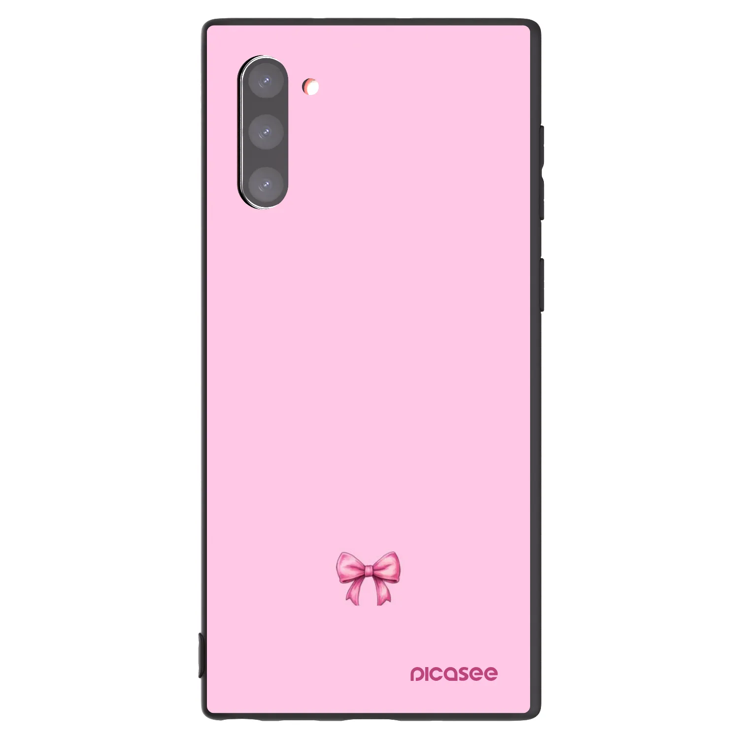 Picasee silikónový čierny obal pre Samsung Galaxy Note 10 N970F - Blush bow