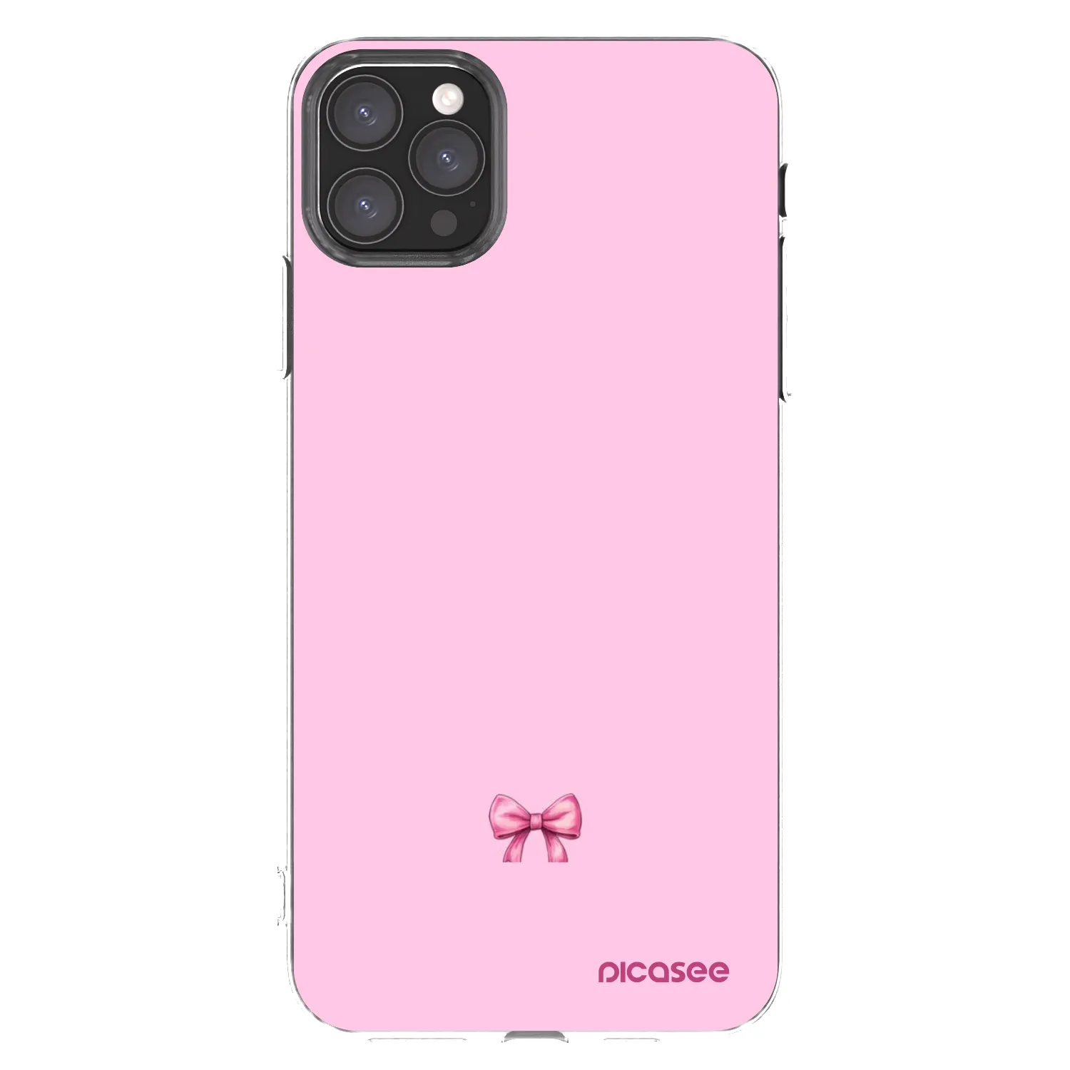 Picasee silikónový prehľadný obal pre Apple iPhone 11 Pro Max - Blush bow