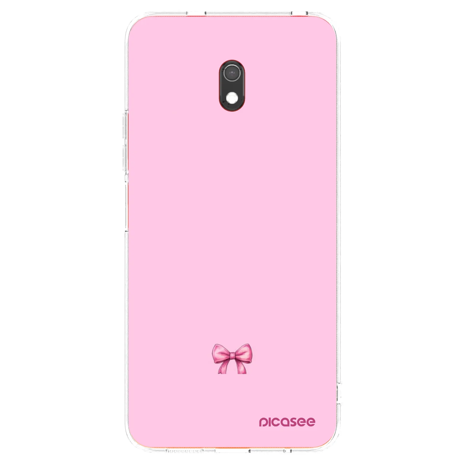 Silikónový prehľadný obal pre Xiaomi Redmi 8A - Blush bow