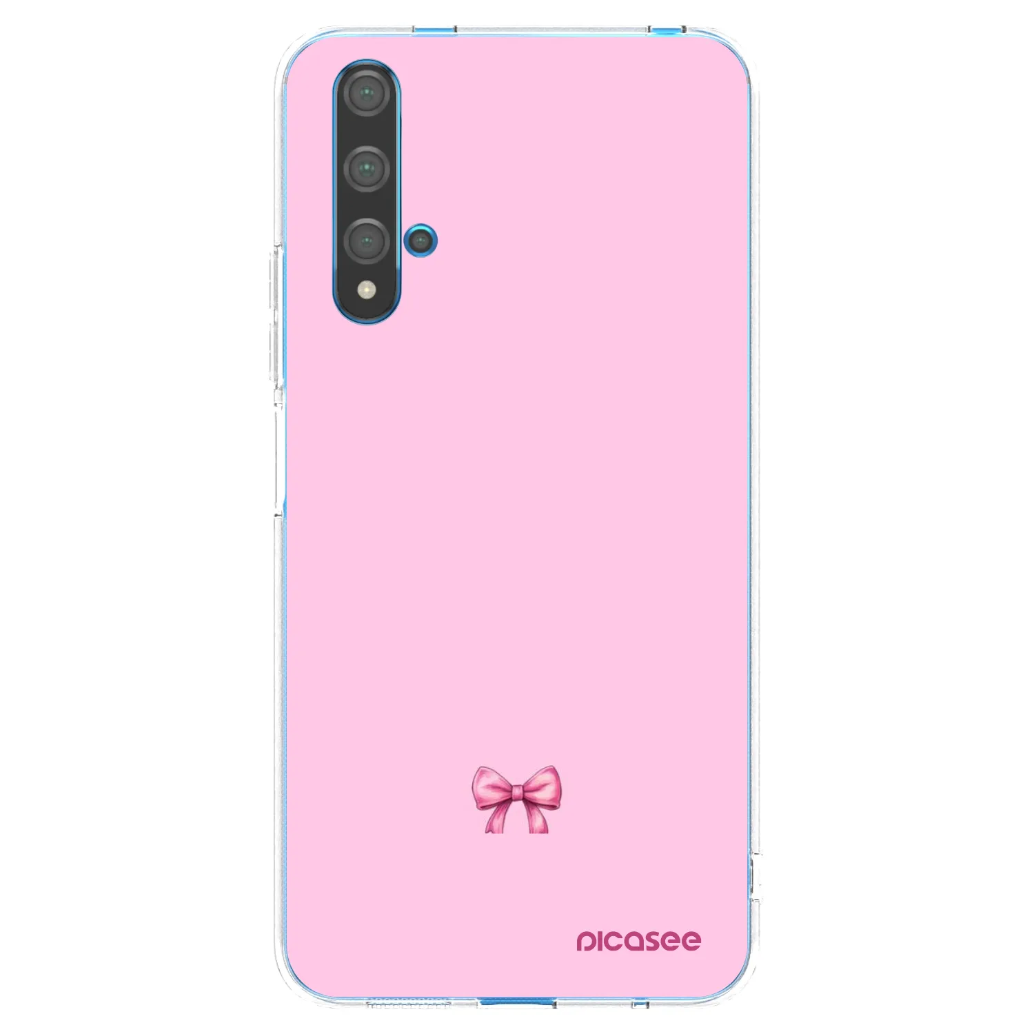Silikónový prehľadný obal pre Huawei Nova 5T - Blush bow