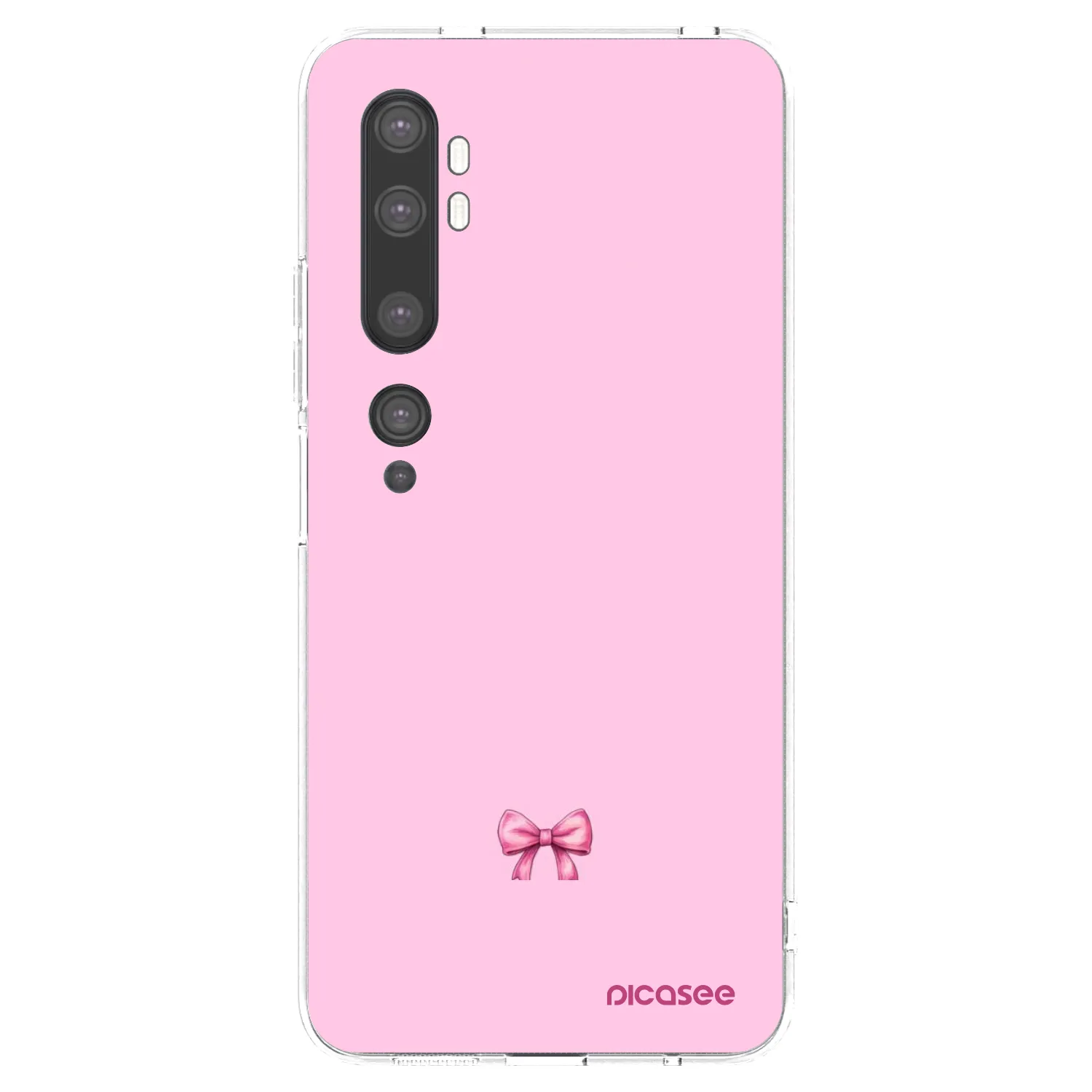 Silikónový prehľadný obal pre Xiaomi Mi Note 10 (Pro) - Blush bow