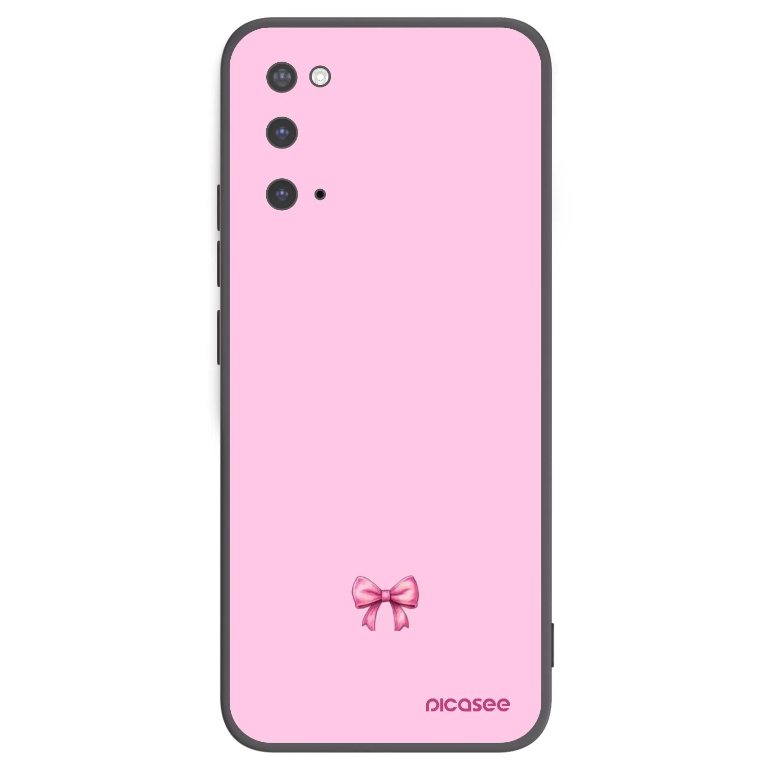 Picasee silikónový čierny obal pre Samsung Galaxy S20 G980F - Blush bow
