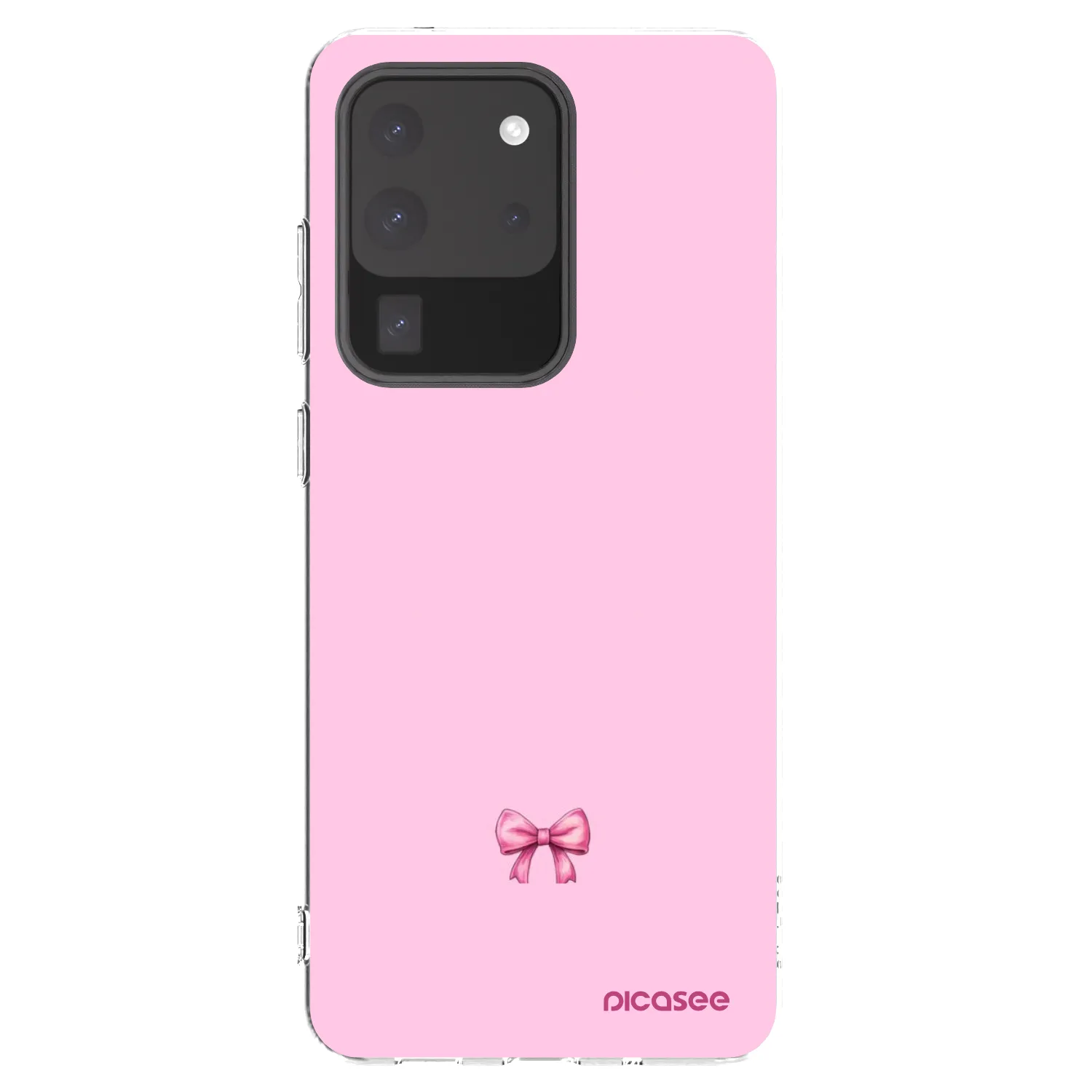 Picasee silikónový prehľadný obal pre Samsung Galaxy S20 Ultra 5G G988F - Blush bow