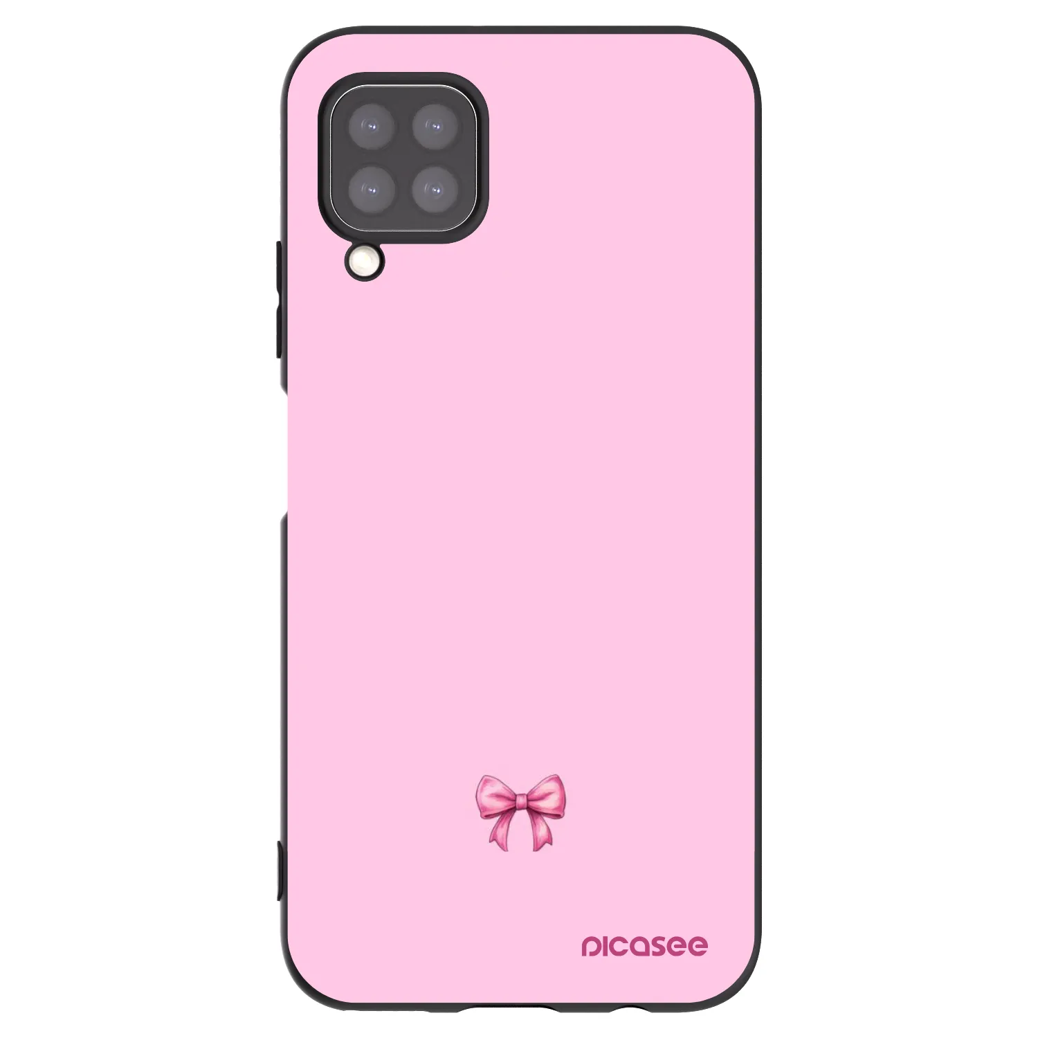 Picasee silikónový čierny obal pre Huawei P40 Lite - Blush bow