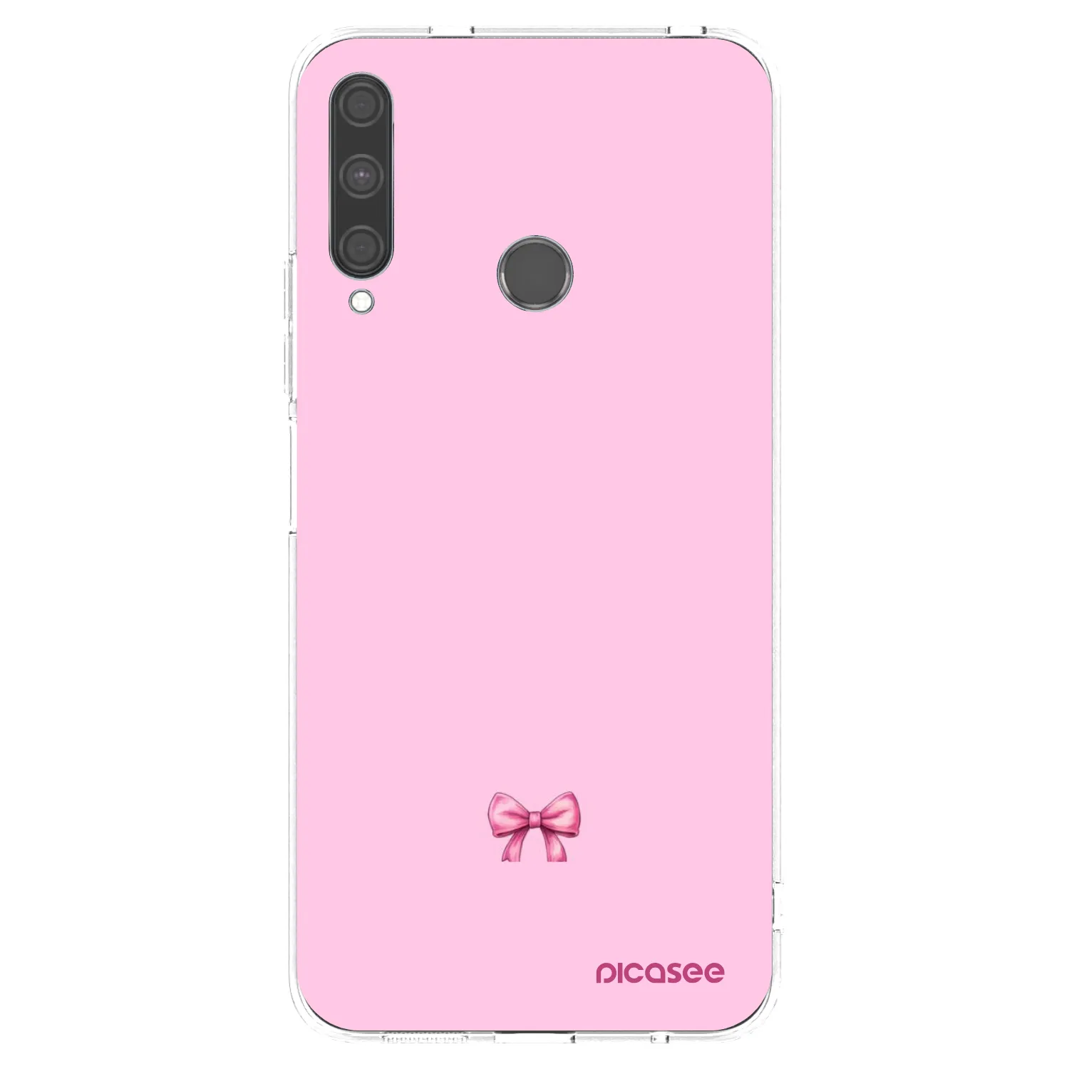 Silikónový prehľadný obal pre Huawei P40 Lite E - Blush bow