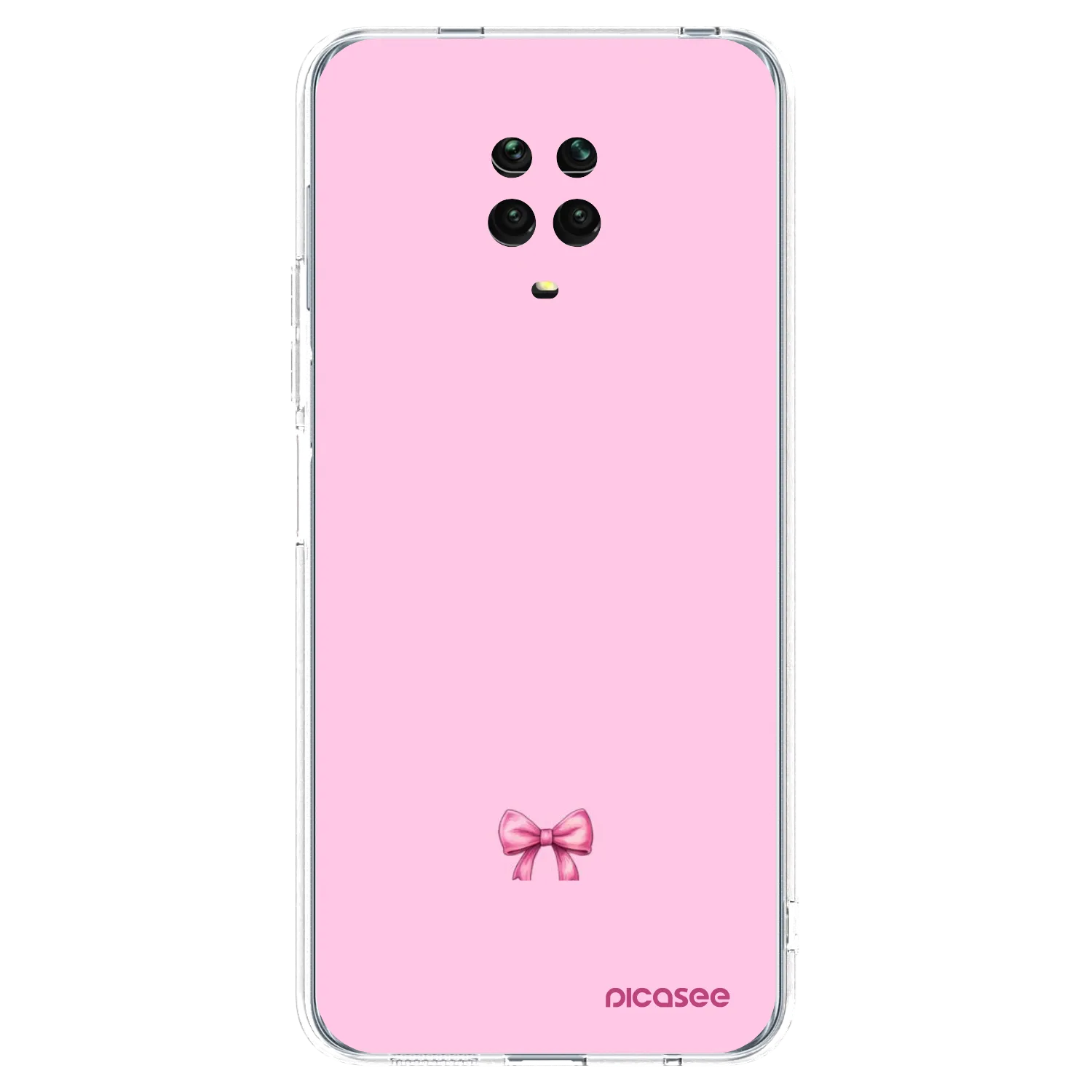 Silikónový prehľadný obal pre Xiaomi Redmi Note 9 Pro - Blush bow