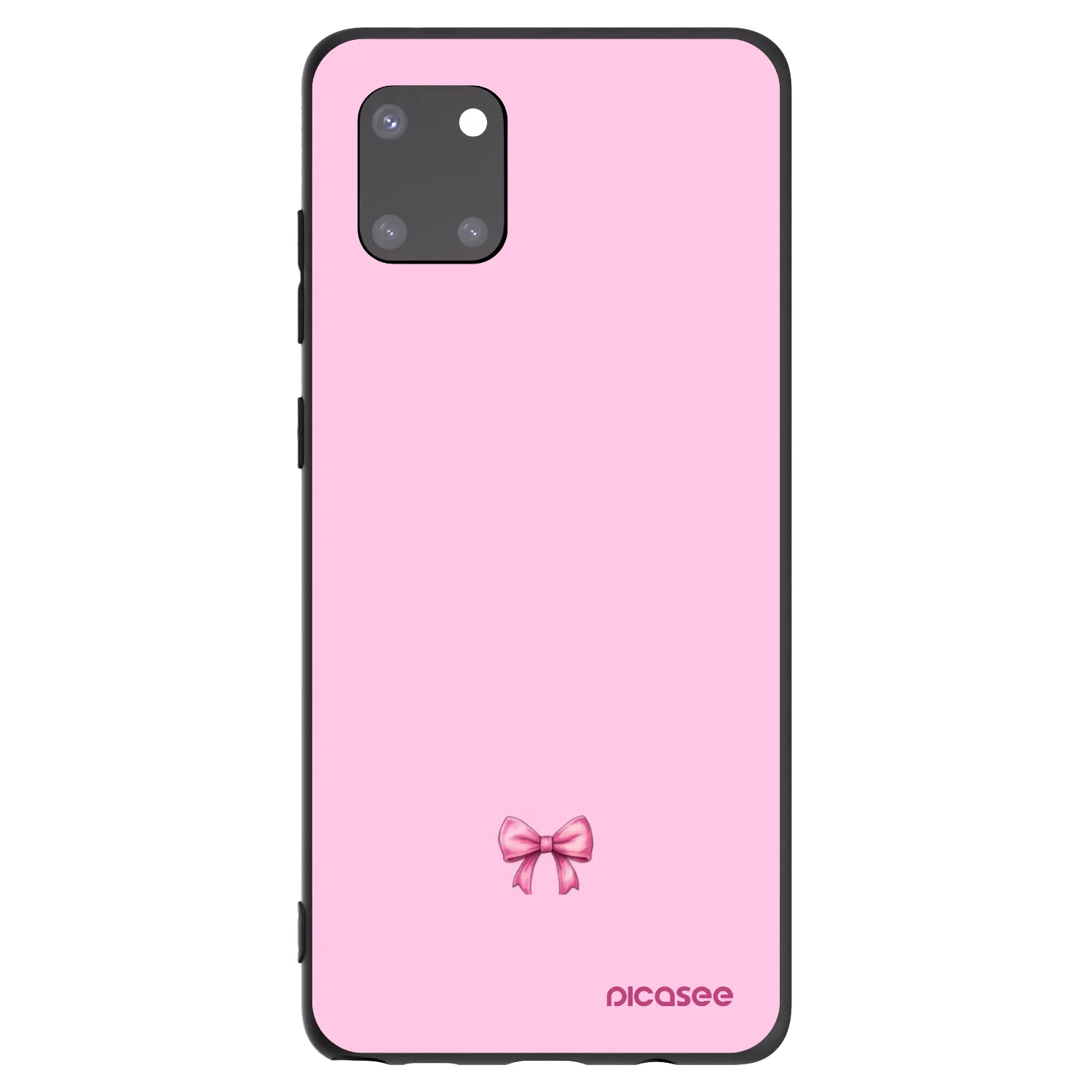 Picasee silikónový čierny obal pre Samsung Galaxy Note 10 Lite N770F - Blush bow