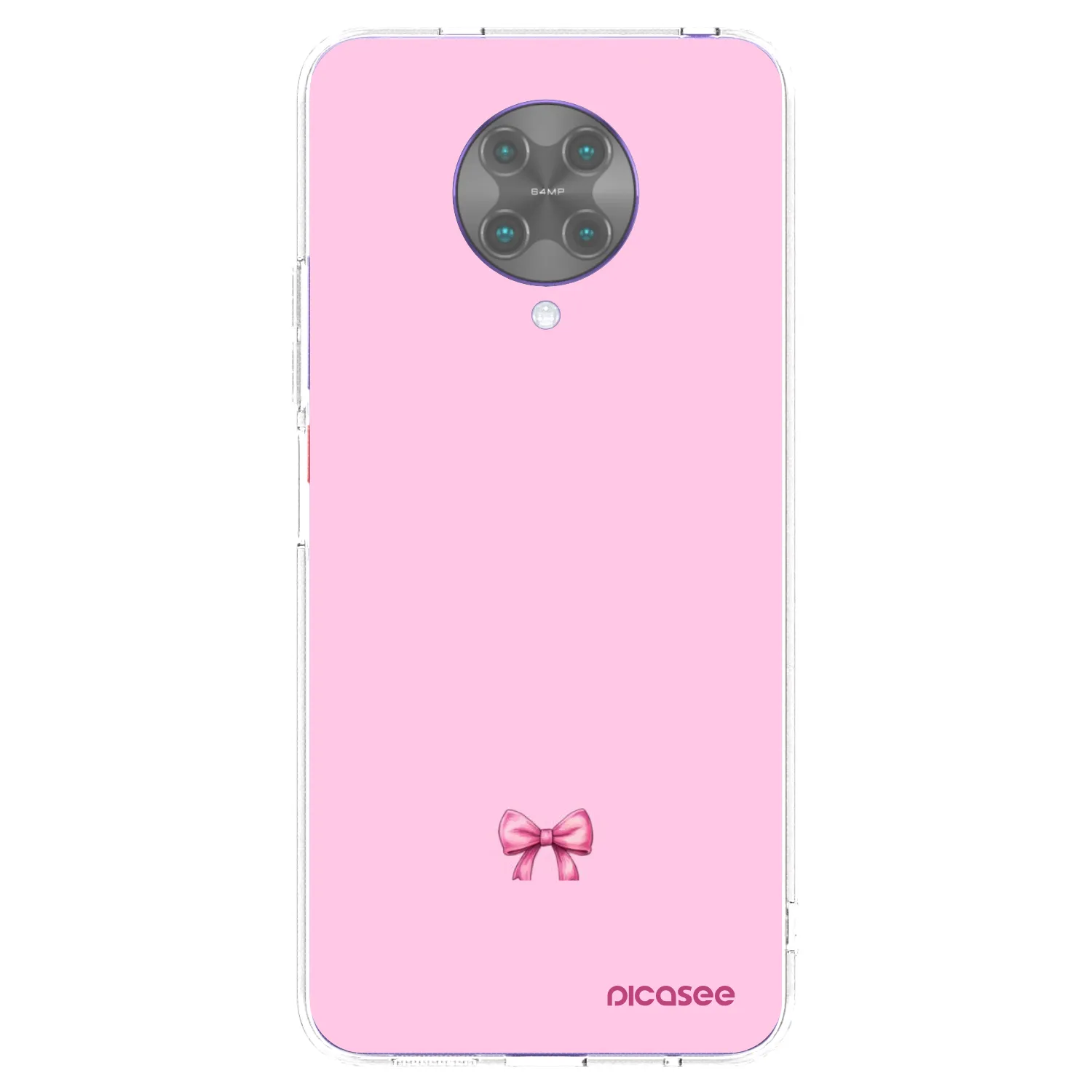 Silikónový prehľadný obal pre Xiaomi Poco F2 Pro - Blush bow
