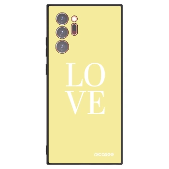 Picasee silikónový čierny obal pre Samsung Galaxy Note 20 Ultra - Love