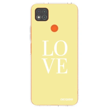 Picasee silikónový prehľadný obal pre Xiaomi Redmi 9C - Love