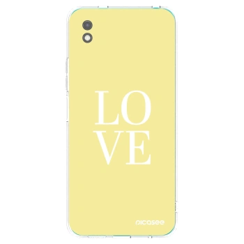 Picasee silikónový čierny obal pre Xiaomi Redmi 9A - Love