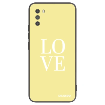 Picasee silikónový čierny obal pre Xiaomi Poco M3 - Love