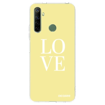 Picasee silikónový prehľadný obal pre Realme 6i - Love