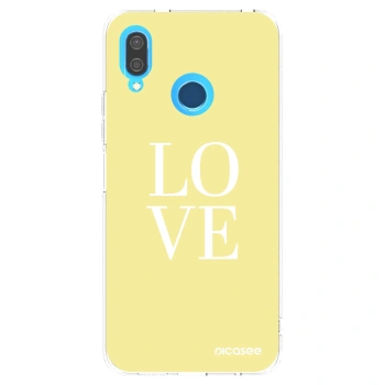 Picasee silikónový prehľadný obal pre Huawei P20 Lite - Love
