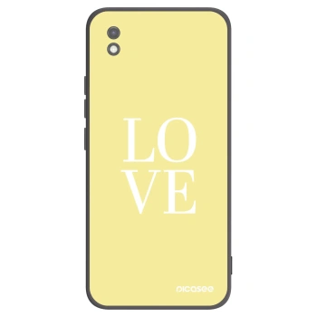Picasee silikónový čierny obal pre Xiaomi Redmi 9AT - Love