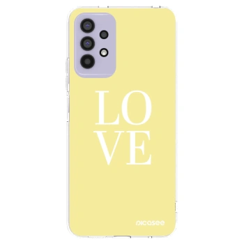 Picasee silikónový prehľadný obal pre Samsung Galaxy A32 4G SM-A325F - Love