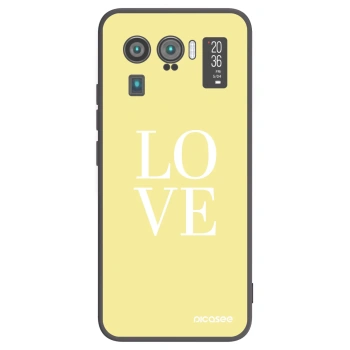 Picasee silikónový čierny obal pre Xiaomi Mi 11 Ultra - Love