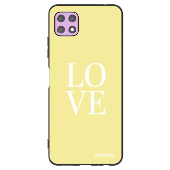 Picasee silikónový čierny obal pre Samsung Galaxy A22 A226B 5G - Love