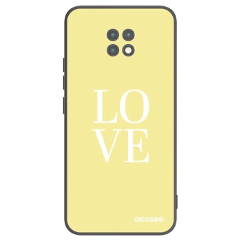 Picasee silikónový čierny obal pre Xiaomi Redmi Note 9T - Love