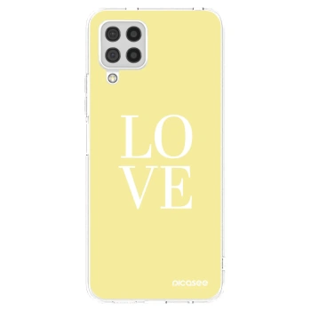 Picasee silikónový prehľadný obal pre Samsung Galaxy A22 A225F 4G - Love
