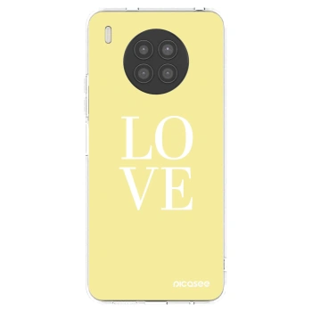 Picasee silikónový prehľadný obal pre Huawei Nova 8i - Love