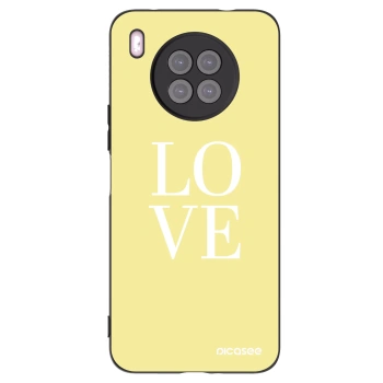 Picasee silikónový čierny obal pre Huawei Nova 8i - Love