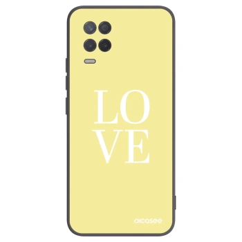 Picasee silikónový čierny obal pre Realme 8 5G - Love