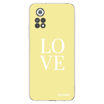 Picasee silikónový prehľadný obal pre Xiaomi Poco X4 Pro 5G - Love