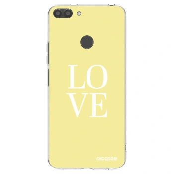 Picasee silikónový prehľadný obal pre Huawei P Smart - Love