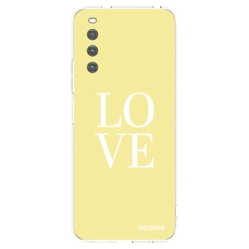 Picasee silikónový prehľadný obal pre Sony Xperia 10 IV 5G - Love