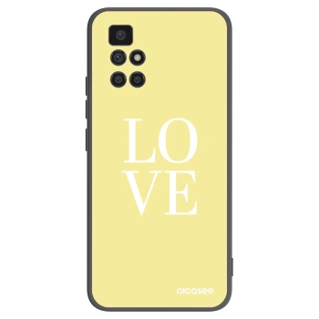 Picasee silikónový čierny obal pre Xiaomi Redmi 10 (2022) - Love