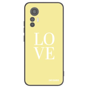 Picasee silikónový čierny obal pre Xiaomi 12 Lite - Love