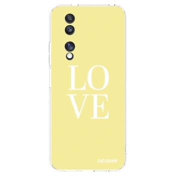 Picasee silikónový prehľadný obal pre Honor 70 - Love