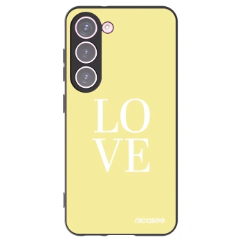 Picasee silikónový čierny obal pre Samsung Galaxy S23 5G - Love