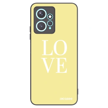 Picasee silikónový čierny obal pre Xiaomi Redmi Note 12 4G - Love