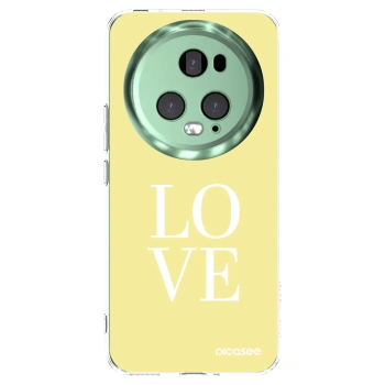 Picasee silikónový prehľadný obal pre Honor Magic5 Pro - Love