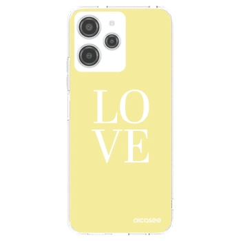 Picasee silikónový prehľadný obal pre Xiaomi Redmi 12 4G - Love