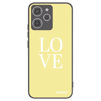 Picasee silikónový čierny obal pre Xiaomi Redmi 12 4G - Love