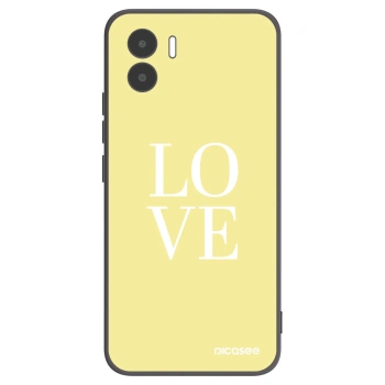 Picasee silikónový čierny obal pre Xiaomi Redmi A2 - Love