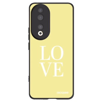 Picasee silikónový čierny obal pre Honor 90 5G - Love