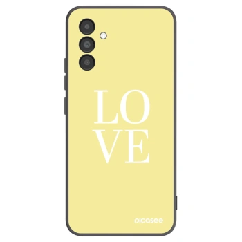 Picasee silikónový čierny obal pre Samsung Galaxy A04s A047F - Love