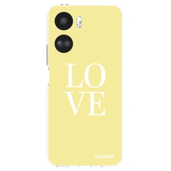 Picasee silikónový prehľadný obal pre Honor 90 Lite 5G - Love